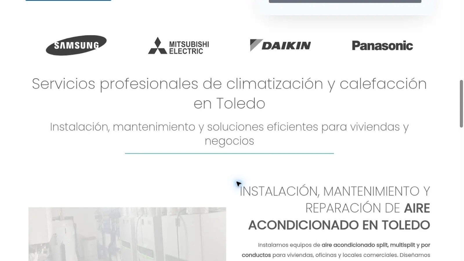 Diecan Climatización — imagen 3 del proyecto realizado por A10web