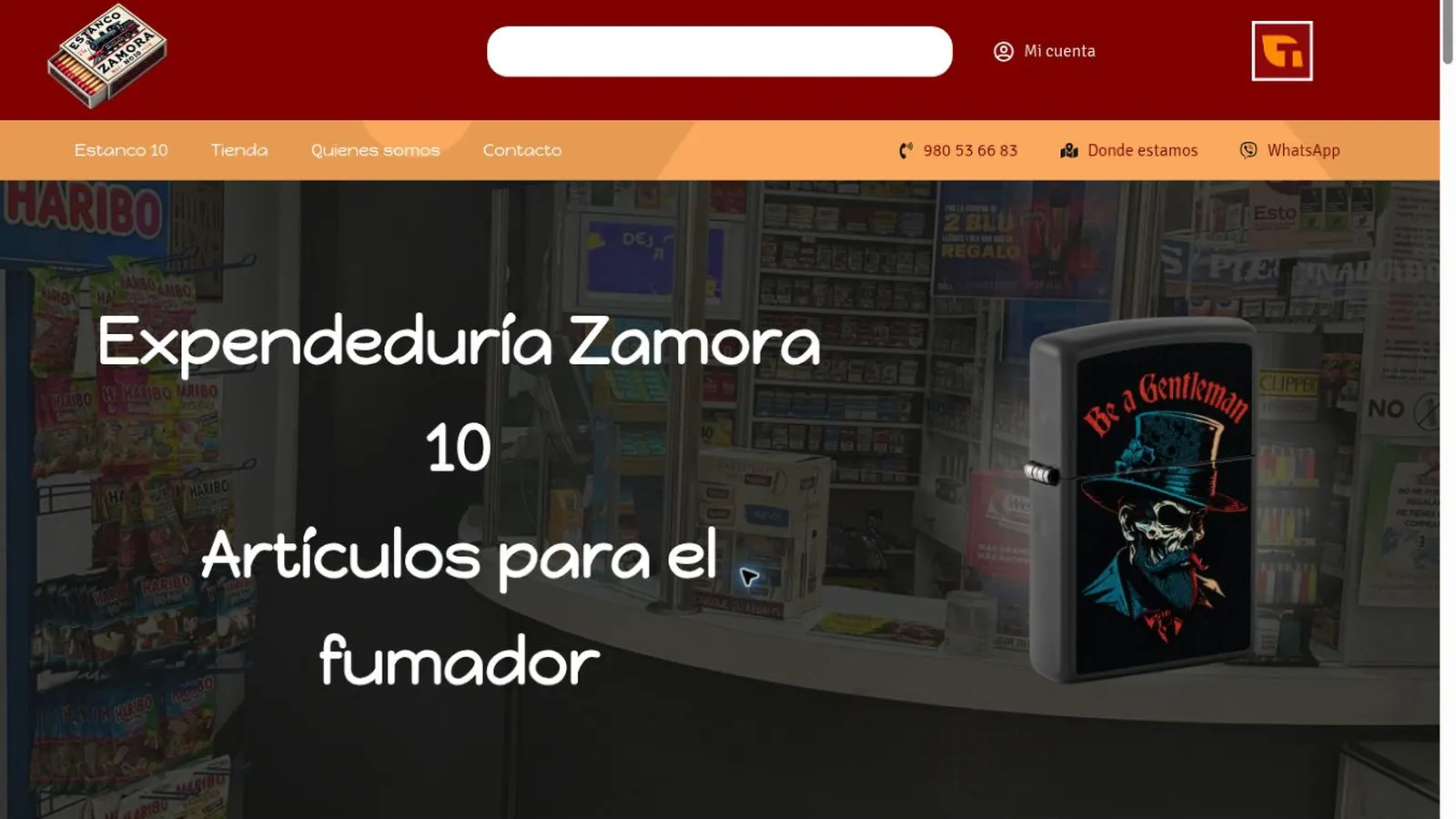 Estanco 10 Zamora — imagen 4 del proyecto realizado por A10web