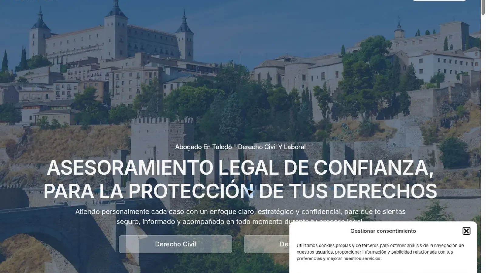 H&V Asesoría Jurídica — imagen 3 del proyecto realizado por A10web