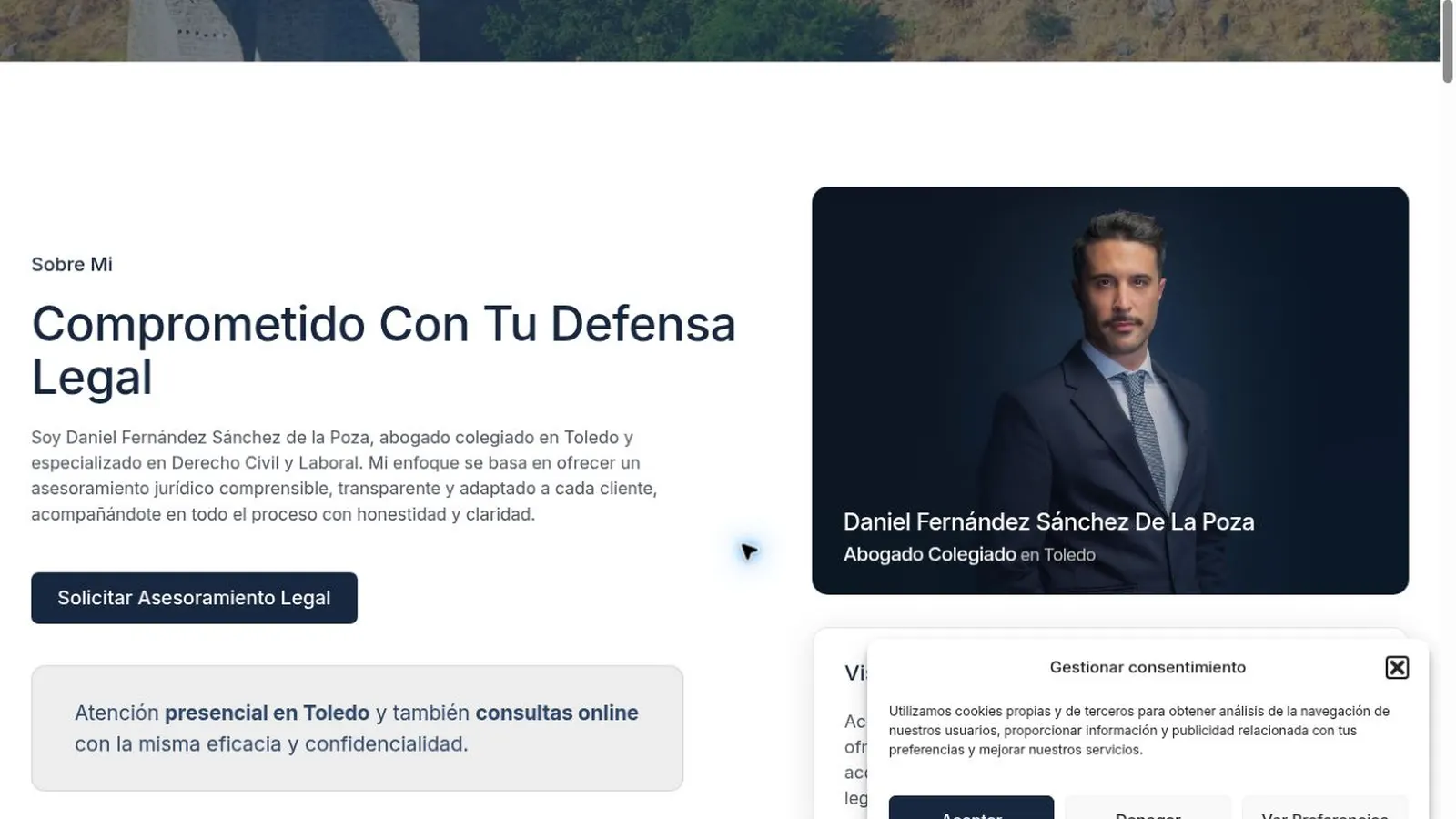 H&V Asesoría Jurídica — imagen 5 del proyecto realizado por A10web