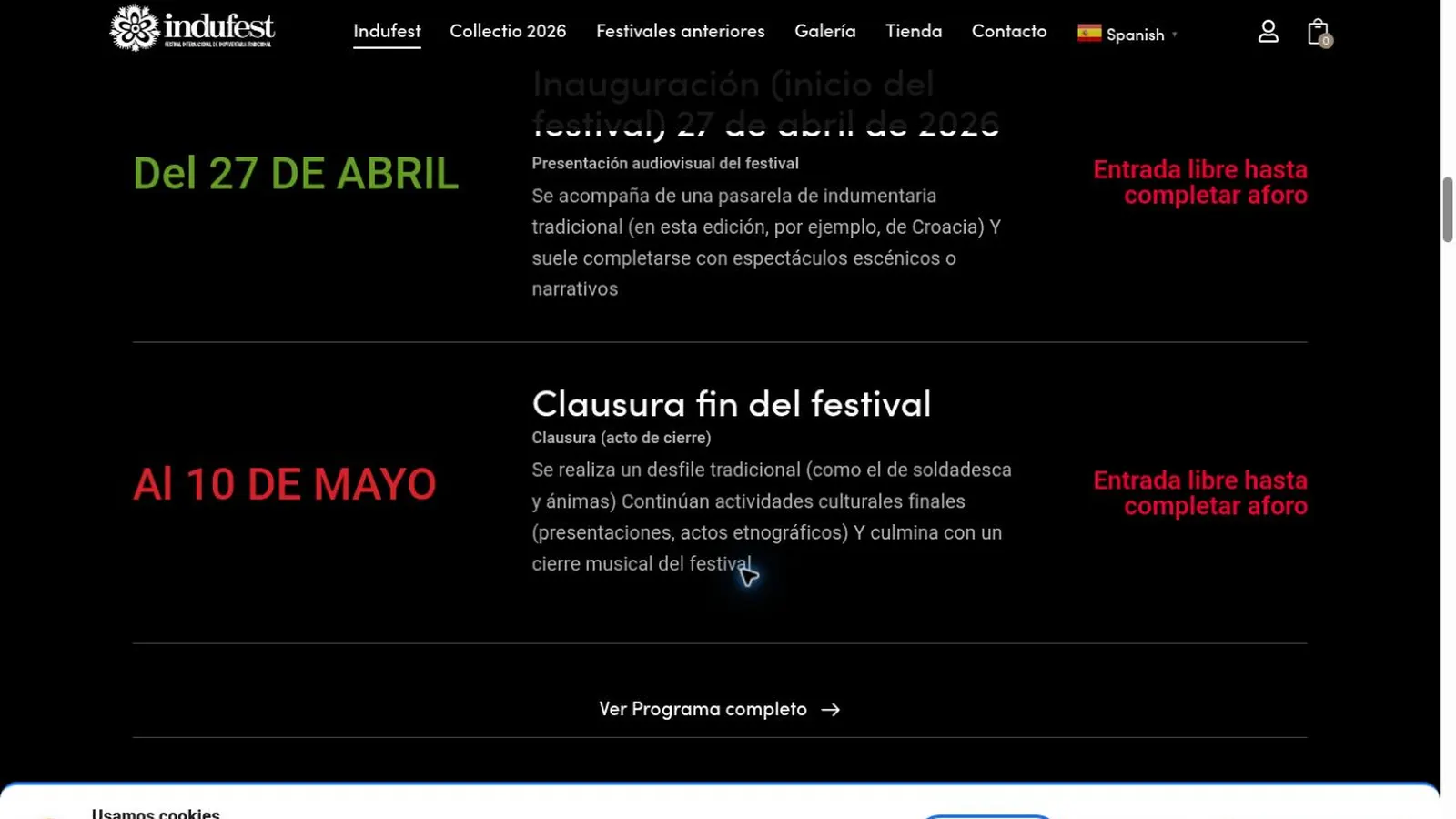 INDUFEST — imagen 5 del proyecto realizado por A10web