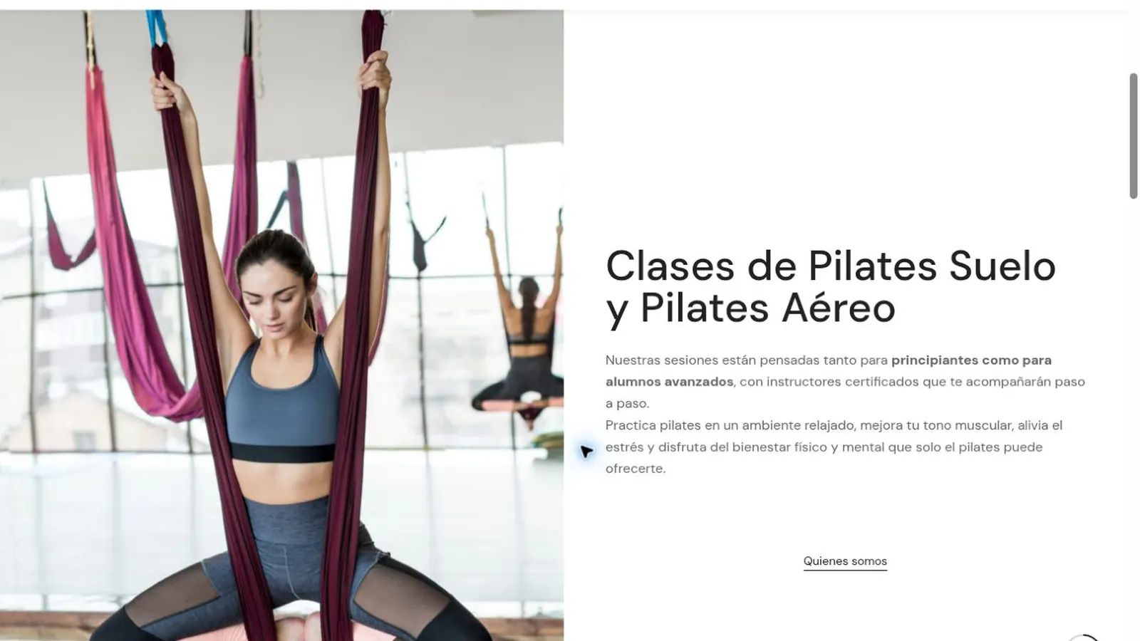 Pilates Cobisa — imagen 1 del proyecto realizado por A10web