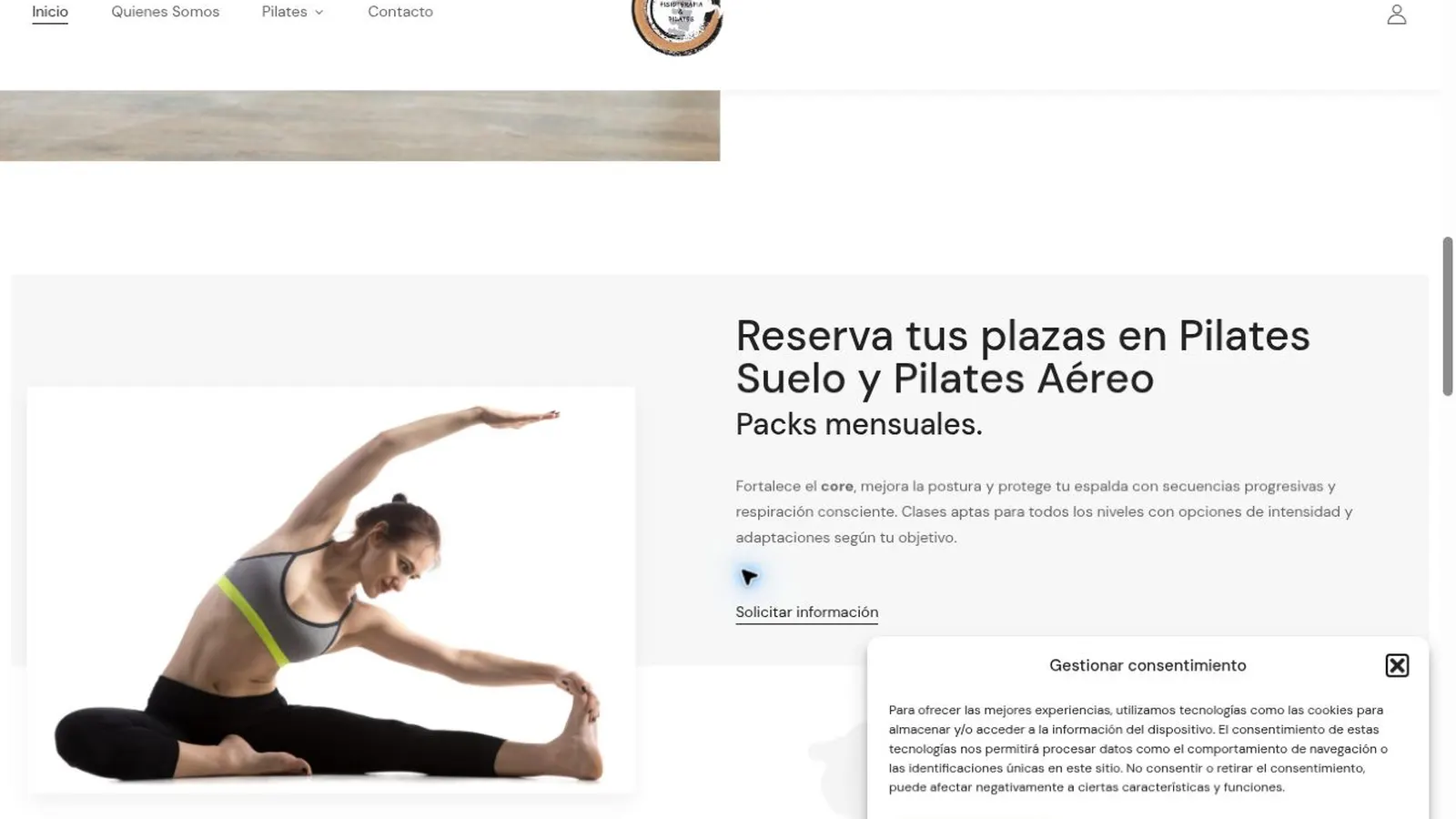 Pilates Cobisa — imagen 4 del proyecto realizado por A10web