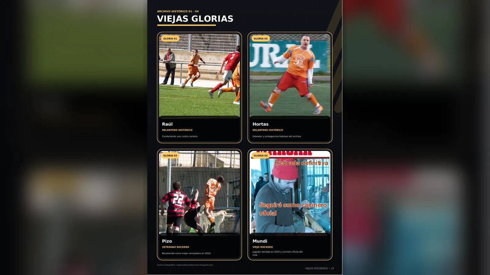 Viejos Rockeros de Zamora — imagen 5 del proyecto realizado por A10web
